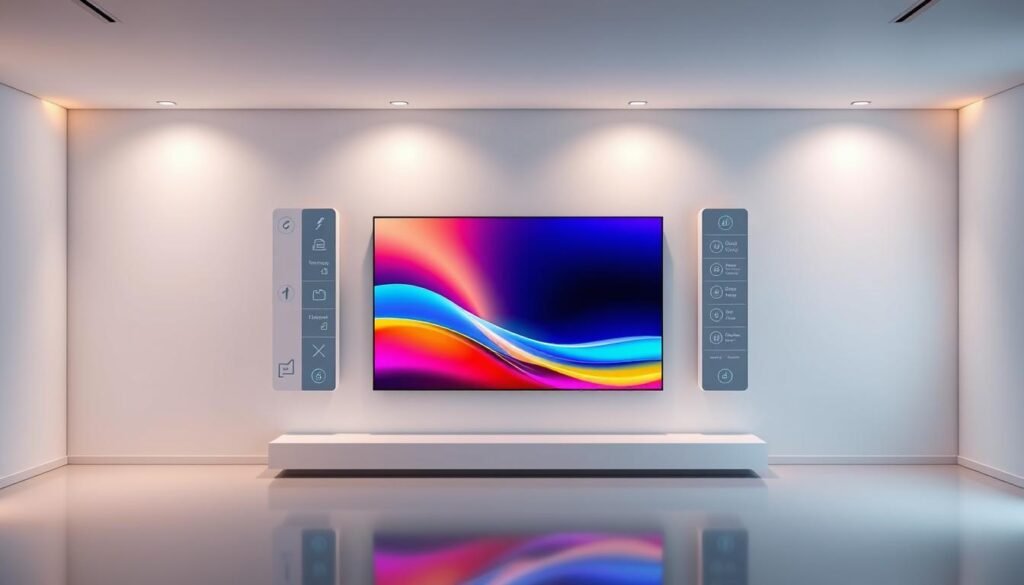 A sleek, integrated Canvas interface showcasing Flowith's core features. A minimalist, well-lit layout with a large, central Canvas display surrounded by intuitive controls and customizable panels. The Canvas exhibits a crisp, high-resolution display with vibrant colors and smooth animations, conveying the powerful yet user-friendly nature of Flowith's integrated solutions. The overall design exudes a sense of professionalism, efficiency, and technological sophistication, perfectly aligning with the article's focus on Flowith's comprehensive offerings.