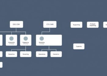 org chart template for startups