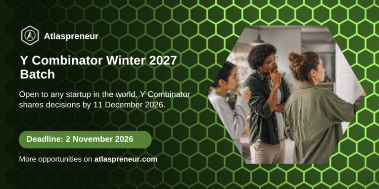 Y Combinator Winter 2027 Batch on Atlaspreneur